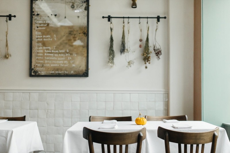 Dining room at Osip, Bruton, Somerset, Exceptional